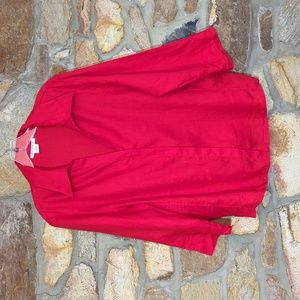 David n red linen blouse